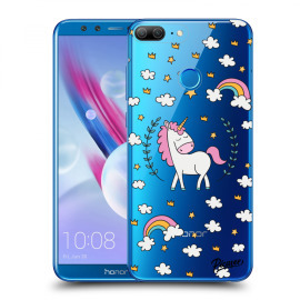 Picasee Silikónový prehľadný obal pre Honor 9 Lite - Unicorn star heaven