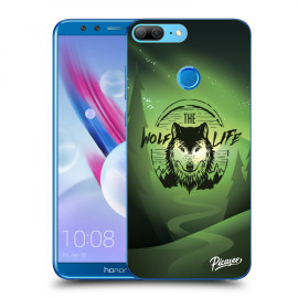 Picasee Silikónový prehľadný obal pre Honor 9 Lite - Wolf life