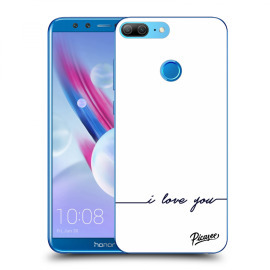 Picasee Silikónový prehľadný obal pre Honor 9 Lite - I love you