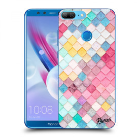 Picasee Silikónový prehľadný obal pre Honor 9 Lite - Colorful roof