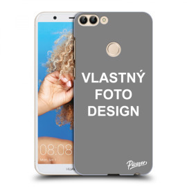 Picasee Silikónový čierny obal pre Huawei P Smart - Vlastný design/motiv