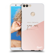 Picasee Silikónový čierny obal pre Huawei P Smart - You create your own opportunities - cena, porovnanie