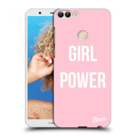 Picasee Silikónový čierny obal pre Huawei P Smart - Girl Power