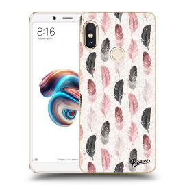 Picasee Silikónový prehľadný obal pre Xiaomi Redmi Note 5 Global - Feather 2