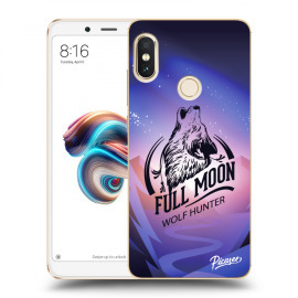 Picasee Silikónový prehľadný obal pre Xiaomi Redmi Note 5 Global - Wolf