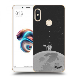 Picasee Silikónový prehľadný obal pre Xiaomi Redmi Note 5 Global - Astronaut