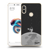 Picasee Silikónový prehľadný obal pre Xiaomi Redmi Note 5 Global - Astronaut - cena, porovnanie