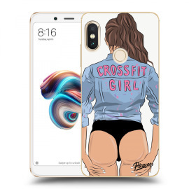 Picasee Silikónový prehľadný obal pre Xiaomi Redmi Note 5 Global - Crossfit girl - nickynellow