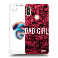 Picasee Silikónový prehľadný obal pre Xiaomi Redmi Note 5 Global - Bad girl - cena, porovnanie