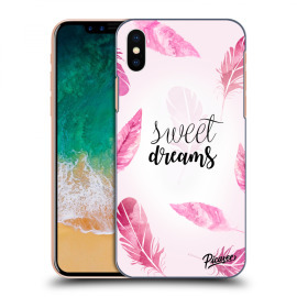 Picasee Silikónový čierny obal pre Apple iPhone X/XS - Sweet dreams