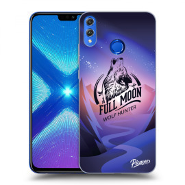 Picasee Silikónový prehľadný obal pre Honor 8X - Wolf