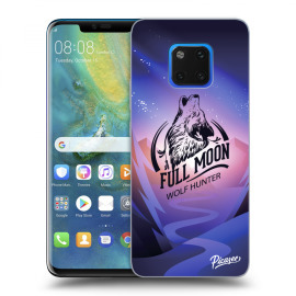 Picasee Silikónový čierny obal pre Huawei Mate 20 Pro - Wolf