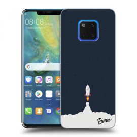 Picasee Silikónový čierny obal pre Huawei Mate 20 Pro - Astronaut 2