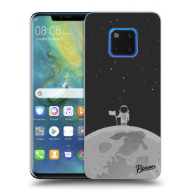 Picasee Silikónový čierny obal pre Huawei Mate 20 Pro - Astronaut