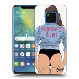 Picasee Silikónový čierny obal pre Huawei Mate 20 Pro - Crossfit girl - nickynellow