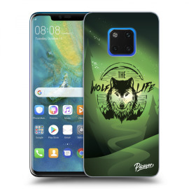 Picasee Silikónový prehľadný obal pre Huawei Mate 20 Pro - Wolf life