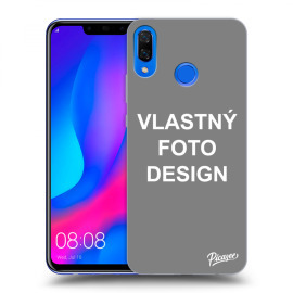 Picasee Silikónový čierny obal pre Huawei Nova 3 - Vlastný design/motiv