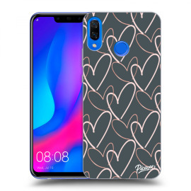 Picasee Silikónový prehľadný obal pre Huawei Nova 3 - Lots of love