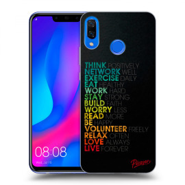 Picasee Silikónový prehľadný obal pre Huawei Nova 3 - Motto life