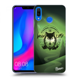 Picasee Silikónový prehľadný obal pre Huawei Nova 3 - Wolf life