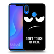 Picasee Silikónový čierny obal pre Huawei Nova 3i - Don't Touch My Phone - cena, porovnanie