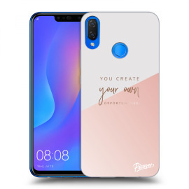 Picasee Silikónový čierny obal pre Huawei Nova 3i - You create your own opportunities