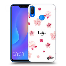 Picasee Silikónový čierny obal pre Huawei Nova 3i - Hello there