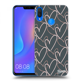 Picasee Silikónový prehľadný obal pre Huawei Nova 3i - Lots of love