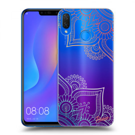 Picasee Silikónový prehľadný obal pre Huawei Nova 3i - Flowers pattern