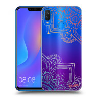 Picasee Silikónový prehľadný obal pre Huawei Nova 3i - Flowers pattern - cena, porovnanie