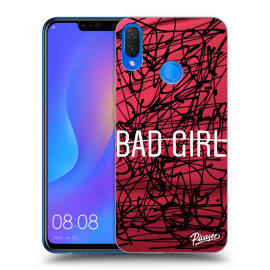 Picasee Silikónový prehľadný obal pre Huawei Nova 3i - Bad girl