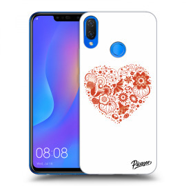 Picasee Silikónový prehľadný obal pre Huawei Nova 3i - Big heart