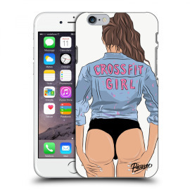 Picasee Silikónový čierny obal pre Apple iPhone 6/6S - Crossfit girl - nickynellow