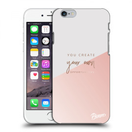 Picasee Silikónový čierny obal pre Apple iPhone 6/6S - You create your own opportunities