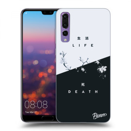 Picasee Silikónový čierny obal pre Huawei P20 Pro - Life - Death