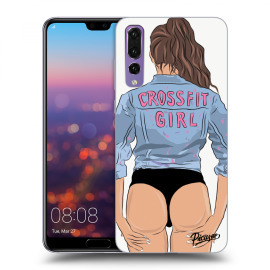 Picasee Silikónový čierny obal pre Huawei P20 Pro - Crossfit girl - nickynellow