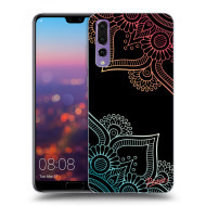 Picasee Silikónový čierny obal pre Huawei P20 Pro - Flowers pattern - cena, porovnanie