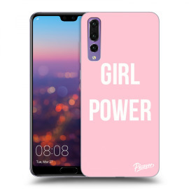 Picasee Silikónový čierny obal pre Huawei P20 Pro - Girl Power