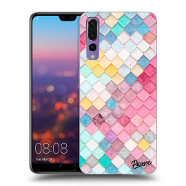 Picasee Silikónový čierny obal pre Huawei P20 Pro - Colorful roof