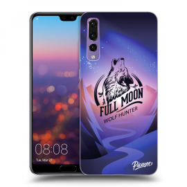 Picasee Silikónový čierny obal pre Huawei P20 Pro - Wolf