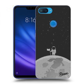 Picasee Silikónový čierny obal pre Xiaomi Mi 8 Lite - Astronaut