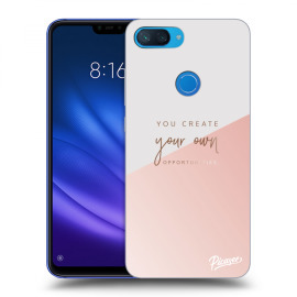 Picasee Silikónový čierny obal pre Xiaomi Mi 8 Lite - You create your own opportunities