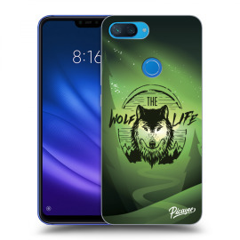 Picasee Silikónový čierny obal pre Xiaomi Mi 8 Lite - Wolf life