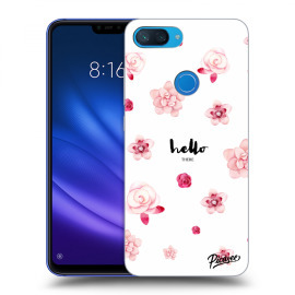 Picasee Silikónový čierny obal pre Xiaomi Mi 8 Lite - Hello there