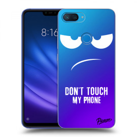 Picasee Silikónový prehľadný obal pre Xiaomi Mi 8 Lite - Don't Touch My Phone