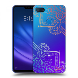 Picasee Silikónový prehľadný obal pre Xiaomi Mi 8 Lite - Flowers pattern