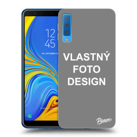 Picasee Silikónový prehľadný obal pre Samsung Galaxy A7 2018 A750F - Vlastný design/motiv