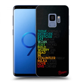 Picasee Silikónový prehľadný obal pre Samsung Galaxy S9 G960F - Motto life