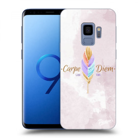 Picasee Silikónový prehľadný obal pre Samsung Galaxy S9 G960F - Carpe Diem