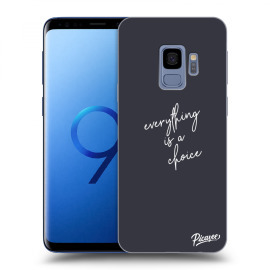 Picasee Silikónový prehľadný obal pre Samsung Galaxy S9 G960F - Everything is a choice